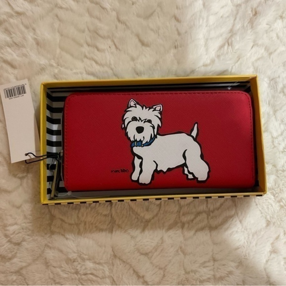 Marc Tetro Red/White Wallet